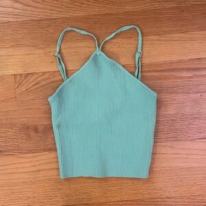 Princess Polly Kimberly Halter Top Green